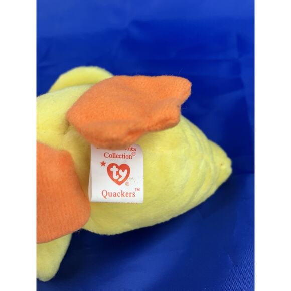 Ty Beanie Babies Quackers Duck - Picture 6 of 10